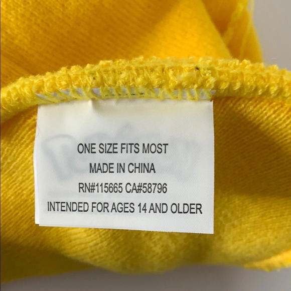 NWOT Pokémon Pikachu Cuff Beanie with a Wink, a tongue, and 3D ears Cosplay - Picture 4 of 4